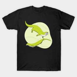 Otter - Otters swimming T-Shirt